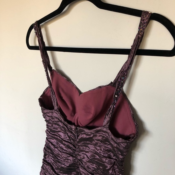 BCBGMaxAzria Ruched Cocktail Dress - Picture 3 of 5